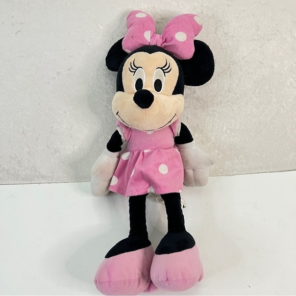 DISNEY Minnie Mouse Plush in Pink large 20 inch Stuffed Animal Collectable Toy - Picture 1 of 7